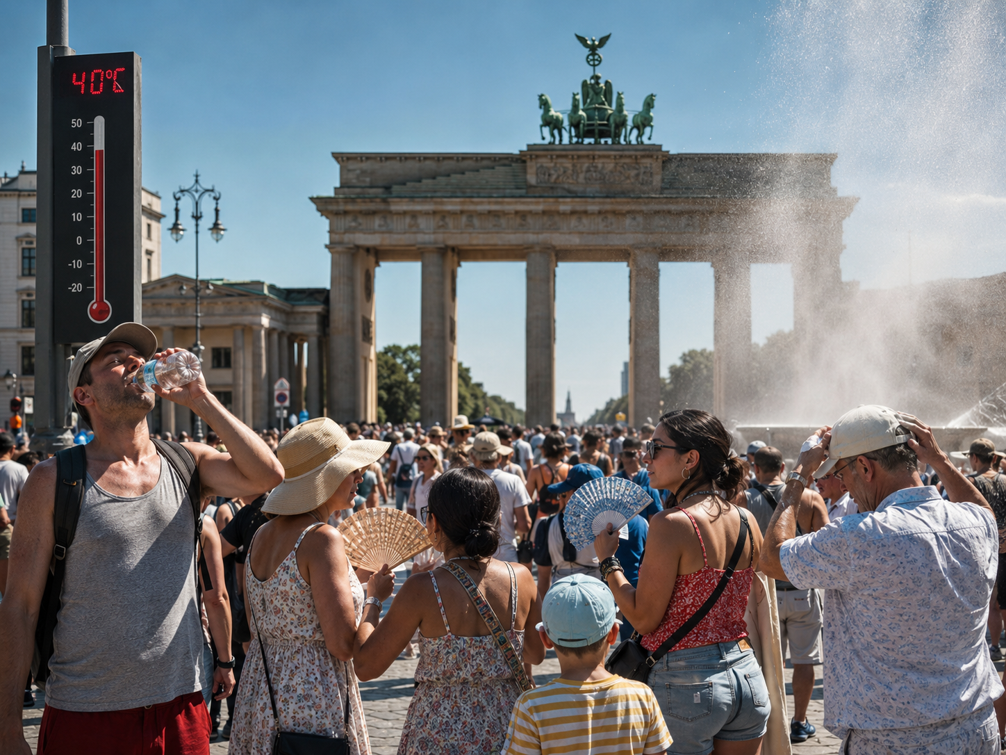 Ola de calor extrema en Europa